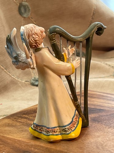 Figura de arpa tocando ángel Fontanini de colección de 4,25" - Imagen 7 de 12