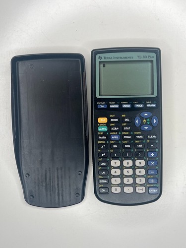 TI-83 plus calculator, no batteries included