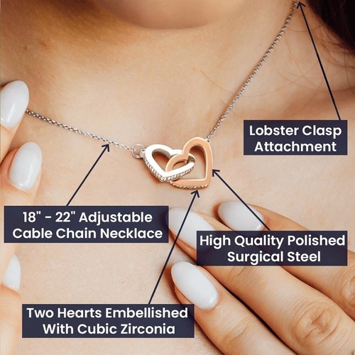 Mama Hija Regalo Para Mi Hija Collar Para Mujer Regalo Papa e Hija Quinceañera - Imagen 3 de 9