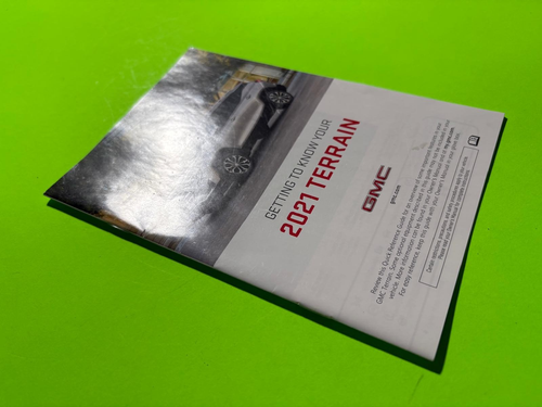 2021 GMC TERRAIN / TERRAIN DENALI Factory Owners Manual Set *OEM* - Picture 4 of 4