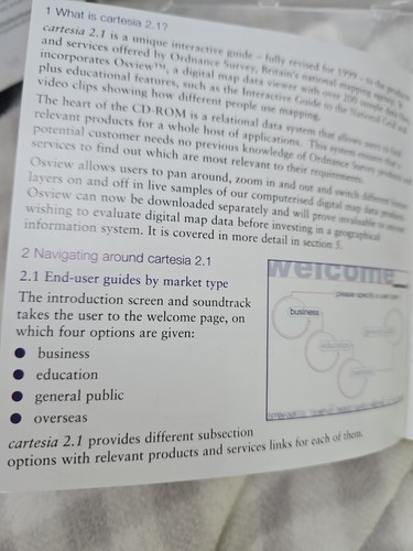 ORDNANCE SURVEY MAP CD-ROM Cartesia 2 Official OS mapping agency Vintage - Picture 5 of 10