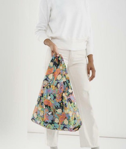Baggu x Peanuts Rainforest Gang Limited Edition Standard Folding Reusable Tote - Picture 3 of 7