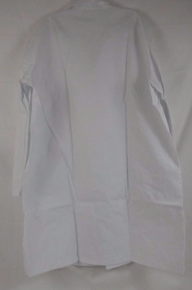 Abrigo de laboratorio de dibujo uniformes médicos sello de moda 493 blanco talla 50 357I Foto 2 de 3
