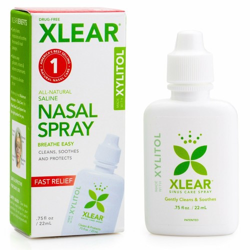 Xlear, Xylit Kochsalzlösung Nasenspray, schnelle Linderung, 0,75 flüssige Unzen (22 ml) - Bild 1 von 2
