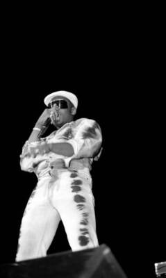 Koolmod Rapper Rapper Kool Moe Dee performs at the UIC Pavilion 1987 OLD MUSIC PHOTO 9 ...