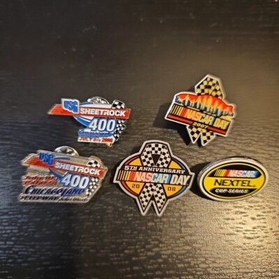 NASCAR/Nextel Cup Lot of 5 Mixed Race Events Lapel Pins With Backings ...