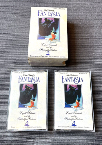 Walt Disney's Fantasia 2 Volume Cassette Set 1990 Remastered Original Soundtrack - Picture 2 of 4