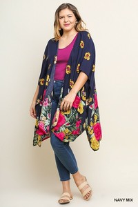 Plus size kimono duster Clearance