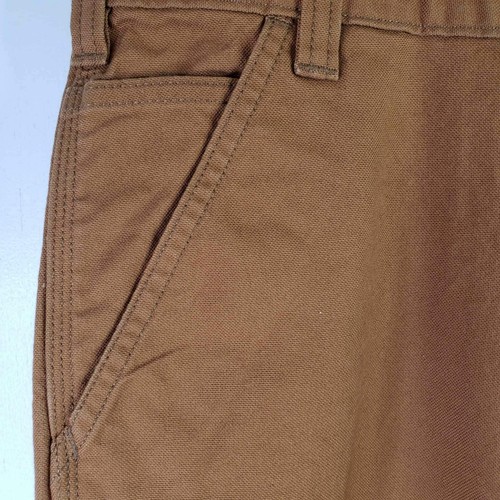 Carhartt Carpenter Pants Mens Size 50x32 Brown Rugged Flex Relaxed Heavy Canvas - Picture 4 of 16