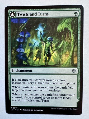 1x Twists and Turns   Mycoid Maze (217) The Lost Caverns of Ixalan LCI MTG - Picture 1 of 1
