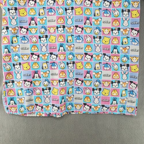 The Wonderful World of Disney Scrubs Top Size XS Cuties Squares V Neck - Picture 18 of 20