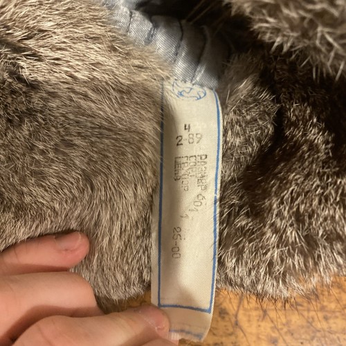 Fur Trapper Hat Russian Trooper Hunting Small Read Desc - Picture 8 of 9