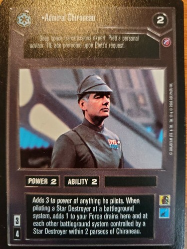 Star Wars CCG Estrella de la Muerte II Nivel Superior INDIVIDUALES Selecciona Elige Tu Tarjeta SWCCG - Imagen 6 de 110