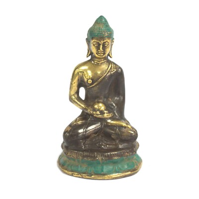 Med Meditation sitzender Buddha - Maße 10x5cm