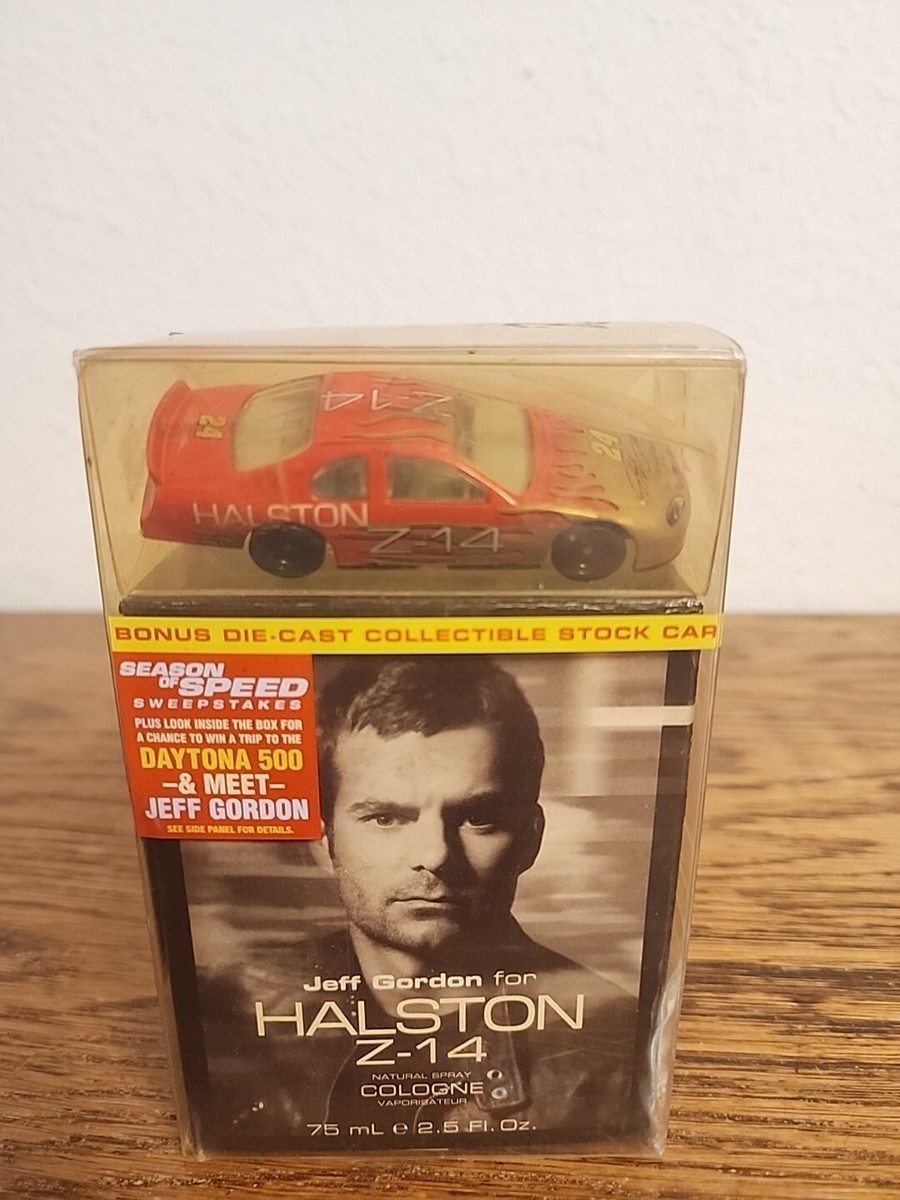 Jeff Gordon #24 Z-14 Halston 1:64 Scale Stock Car With Cologne Box