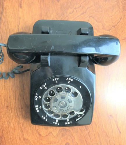 Vintage Bell System by Western Electric Black Rotary Desk Telephone - Picture 7 of 12