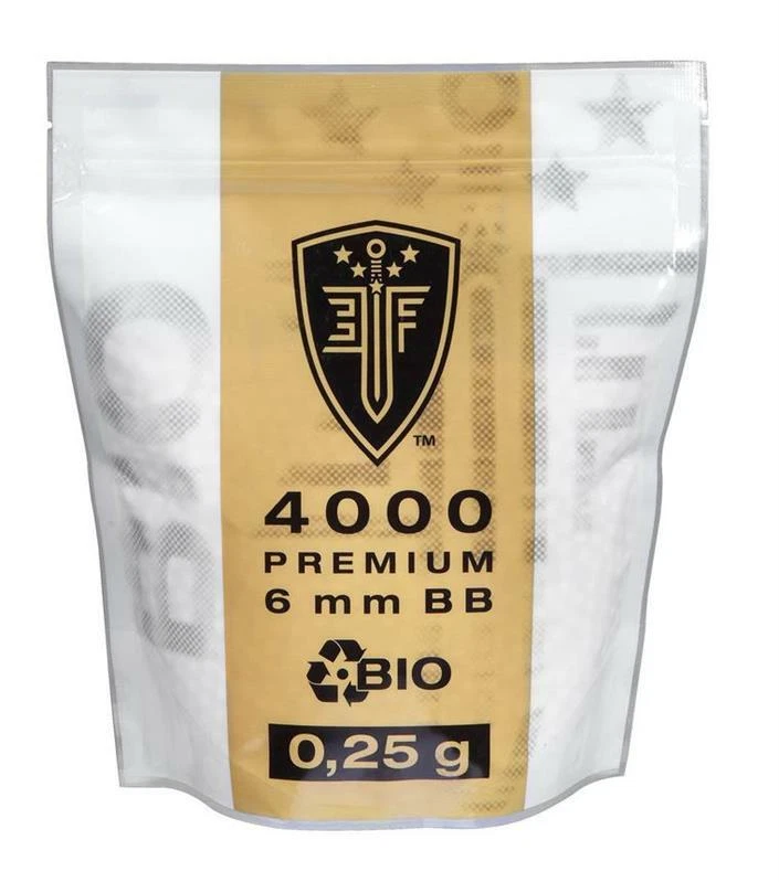 1 x 4.000 Elite Force 0,25g Beutel, Kaliber 6 mm, Softair Bio-BBs Munition