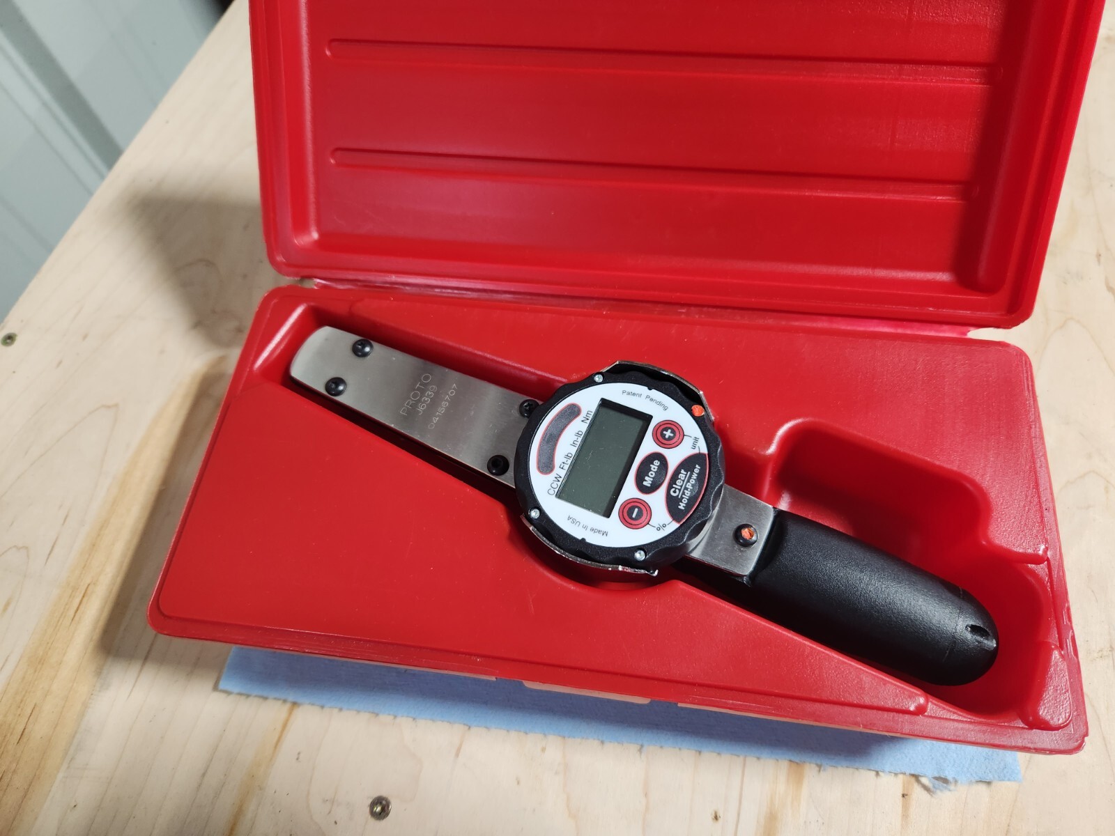 Proto J6339 1/4" Drive Electronic Torque Wrench 7.575 In Lbs