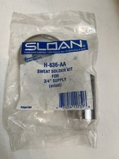 Sloan urinal 3/4" supply sweat solder kit H-636-AA