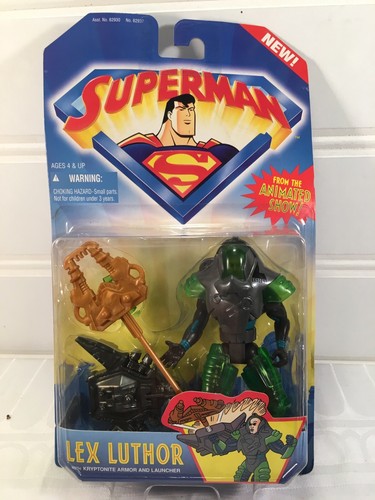 Superman Lex Luthor with Kryptonite Armor and Launcher, From the Animated Show - Picture 2 of 3
