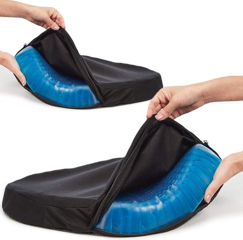 CUSCINO IN GEL TRASPIRANTE PER CASA, UFFICIO, AUTO EGGG 5629 CORREGGE LA POSTURA - Afbeelding 8 van 12