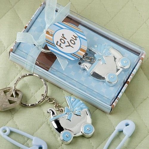 60 Bleu transport Poussettes Keychain Baby boy shower Birthday Party Favors 60 Bleu transport Poussettes Keychain Baby boy shower Birthday Party Favors