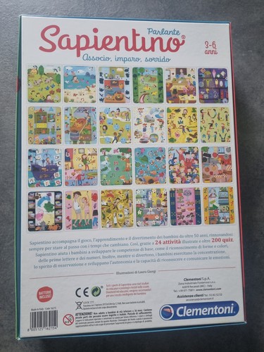 Clementoni-16215-Sapientino Parlante, Gioco educativo, Multicolore, 3-6 anni - Foto 3 di 8