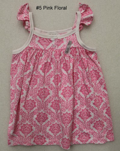 TODDLER GIRLS JERSEY KNIT SUN DRESS SLEEVELESS RUFFLE SHOULDER CHOICE SIZE/COLOR - Picture 15 of 45