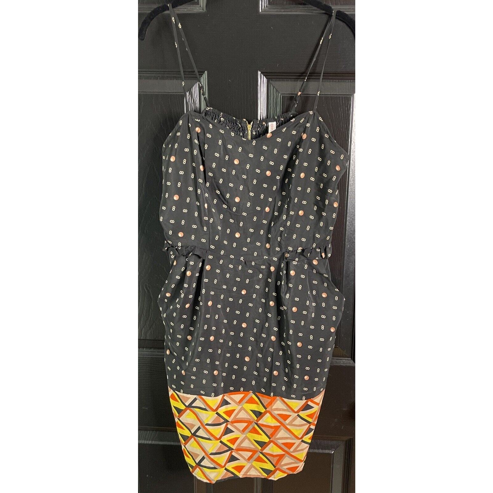 Xhilaration Sundress Women's L Multicolor Floral Smocked Mini Spaghetti Strap-image