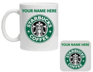 Starbucks Coffee Personalised Mug Cup Gift Name Tea Coffee Present Starbucks Coffee Personalised Mug Cup Gift Name Tea Coffee Present
