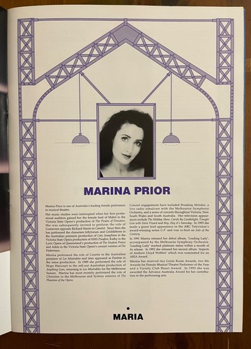 WEST SIDE STORY - Program/Playbill - Princess Theatre Melbourne 1994 - FREE POST - Picture 3 of 5