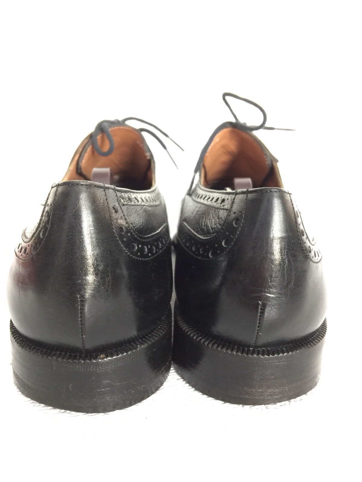 Zapatos de Cuero auténtico Stephane ala, Gontard Paris Negro de extremo de ala, Stephane tamaño 9.5 15d8ad Zapatos de Cuero auténtico Stephane ala, Gontard Paris Negro de extremo de ala, Stephane tamaño 9.5 15d8ad