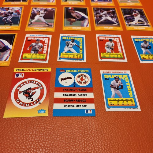 Vintage Score und Topps MLB Baseball Karten & Sticker 18 Stück 87 & 89 Jahreszeiten - Bild 3 von 16