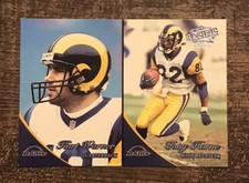 Kurt Warner Tony Horne Rookie 1999 Pacific #343 RC - St. Louis Rams Underdog