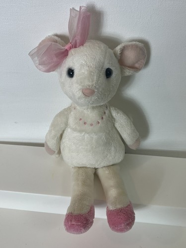 Petunia Ballerina Mouse Plush Douglas in Wellie Wishers American Girl Dress 9” - Picture 2 of 16