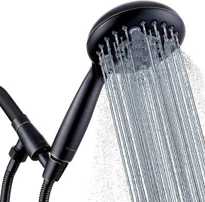 #ad Handheld Shower Head High Pressure 6 Spray Settings Detachable Hand Held Shower $76.99