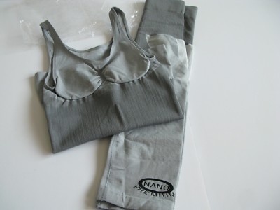 SHAPER TOURMALINE BAMBOO BODYSUIT set of Tank Top -Mid Thigh One