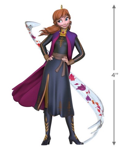Hallmark 2020 adorno de recuerdo Disney Frozen 2 Anna of Arendelle con vendaval nuevo en caja - Imagen 3 de 8