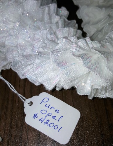 Brand New Handmade Crocheted Ruffle Scarf - Various Color Choices - Picture 18 of 19