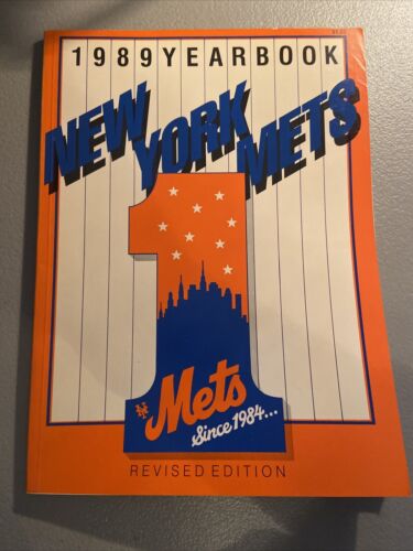 Original 1989 New York Mets Official Baseball Yearbook Revised Edition