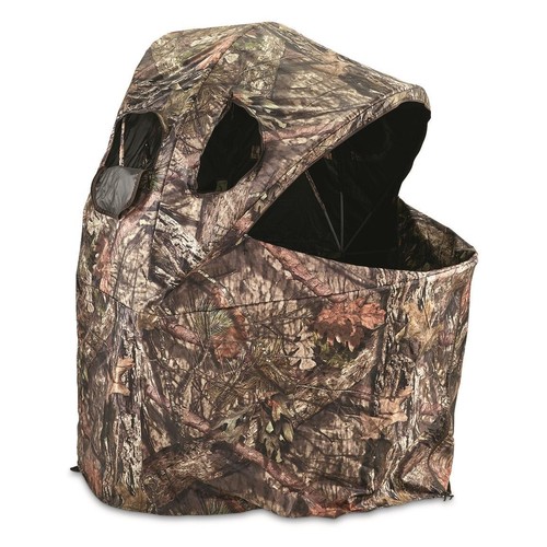 Tent Chair Blind Deluxe 2 Person Cup Holder Weather Resistant Hunting Outdoors - Picture 19 of 24
