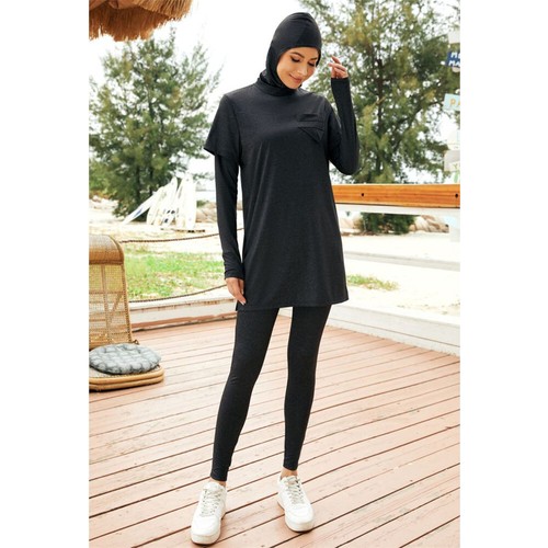 Full Cover Swimwear Women Muslim Swimsuit Modest Burkini Bathing Suit Beachwear - Bild 15 von 24