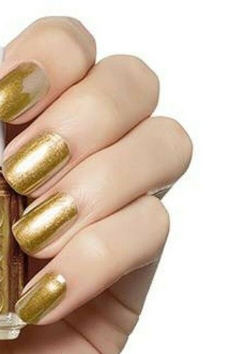 Smalto Unghia Effetto Gel Colore Oro Perlato Metallizzato Rinforzante Resistente - Foto 8 di 12