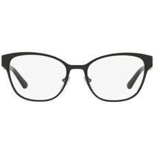 New Authentic Bvlgari Women's Square Eyeglasses Black w/Demo Lens BV2201B 239
