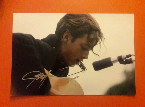 "John Hammond Jr."...signed picguard & photo!...(12 x 18!...Ultra-rare image!) - Picture 3 of 8