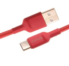 For iPhone 15/Pro/Max/Plus - Red 6ft USB-C Cable Charger Cord Power Wire Type-C
