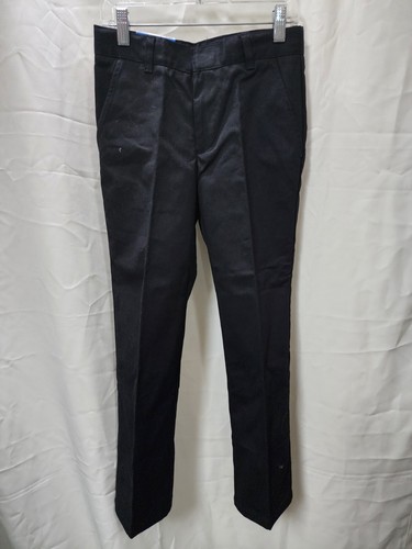 French Toast Boys Adjustable Waist Relaxed Fit Twill Pants, Black, Size 10 - Picture 3 of 8