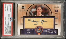 2005 UD Sweet Shot Steve Nash Signature Shots Wood Autograph /35 PSA 10 POP 1