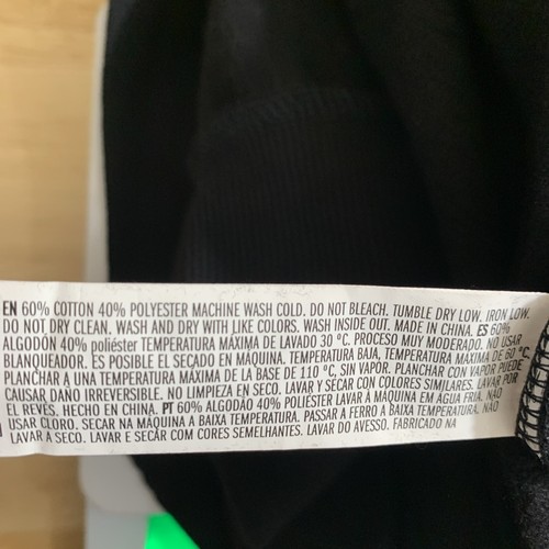 Forever 21 3X langärmeliges sportliches schwarz kurz geschnittenes Damen-Sweatshirt Distressed - Bild 10 von 11