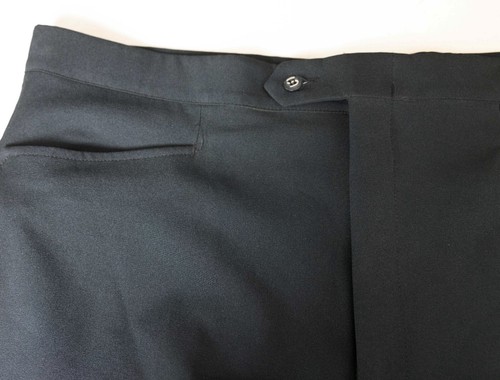 Pantalones The Sansabelt System 41x34 Vintage Hombre Negros - Imagen 8 de 11